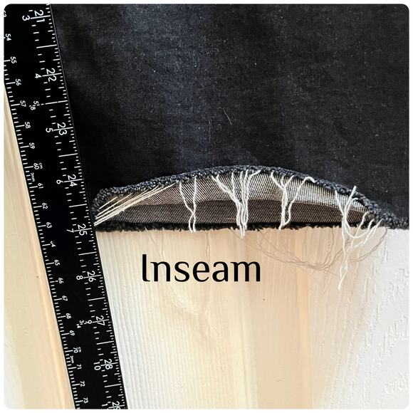 American Eagle Next Level Stretch Black Wash Kick Boot Crop Jean Plus Size 18R - Picture 9 of 12